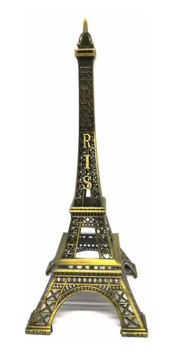 Torre Eiffel 32 Cm Metalica Replica Adorno Subte A Carabobo