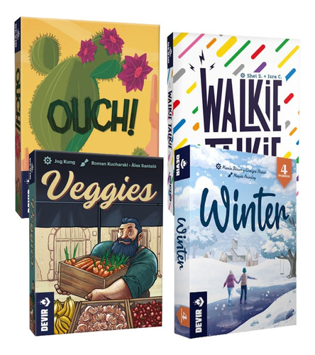 Ouch! + Veggies + Walkie Talkie + Winter (para Imprimir)