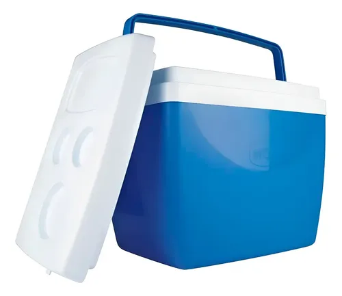 Cooler Térmico 34l C/ Alça - Mor Cor Azul | MercadoLivre