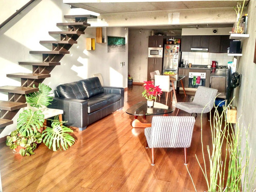 Loft Con Gran Exposición Norte, Doble Altura Con Hormigón 