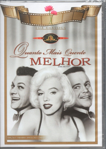 Dvd Quanto Mais Quente Melhor Marilyn Monroe T Curtis 1959