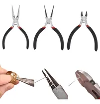 Comprar 3 Alicates Bijuteria Kit Completo Pu002F Artesanato Profissional