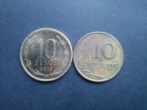Moneda Perú 10 Centavos 1963 Bronce (c17)