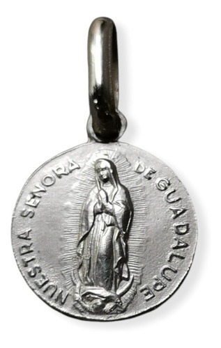 Medalla Plata 925 Virgen De Guadalupe #184