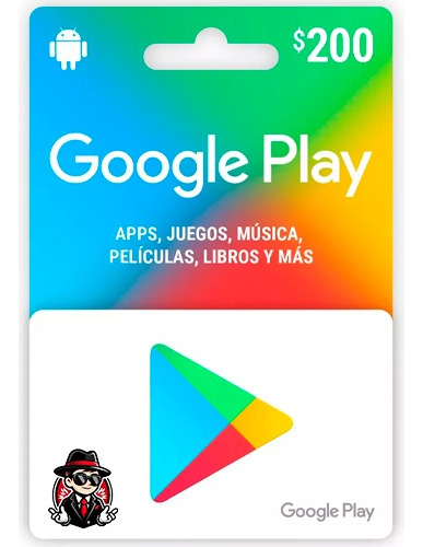 Tarjeta De Regalo Google Play $200