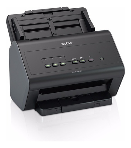 Escaner Brother Ads-2400n * 30ppm Red Usb Duplex Tribunales Color Negro