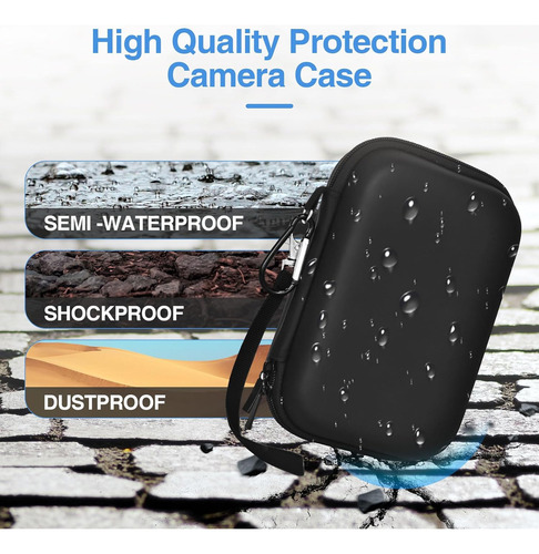 Funda Para Canon Powershot 180 / Kodak Pixpro Emart Negra