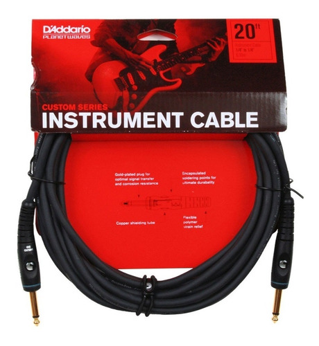 Cable Para Instrumentos Daddario Planet Waves Pw-g-20 De 6m