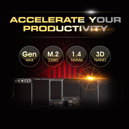 Silicon Power 2tb Ud90 Nvme 4.0 Gen4 Pcie M.2 Ssd R/w Has...