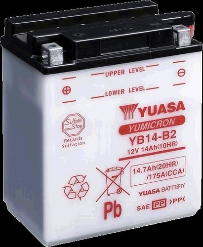 Bateria Moto Yuasa Yb14 B2 Avant Motos