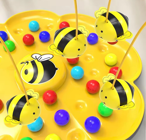 Juego De Mesa Pesca De Polen Con Abejas Didáctico Para Niños