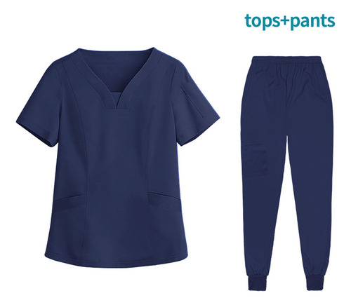 Conjunto De Traje Médico Para Mujer, Uniforme De Enfermera,