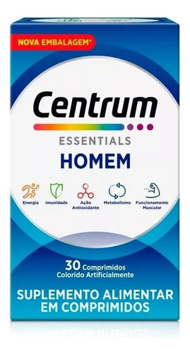 Centrum Essentials Homem 30 Adolescente Manganês Iodo Ferro