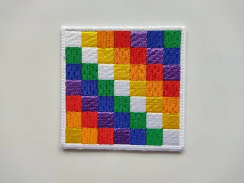 Parche Bor, Bandera Wiphala Pueblos Andinos Bolivia Flag