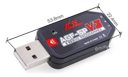 Agfrc Tarjeta De Programador Servo Usb Para Servos Agfrc Con