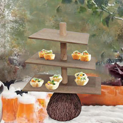 Soporte Para Aperitivos En Forma De Escoba, Estante Para