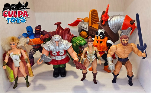 --- Culpatoys Lote De Figuras De Motu Master Of The Universe (Usado)