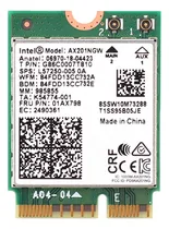 Comprar Tarjeta Wifi Ax201ngw Intel Wifi 6 Bluetooth 5 2.4ghz 5ghz
