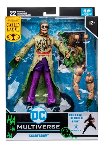 Dc Multiverse Figura Joker Jokerized Scarecrow Dc Comics