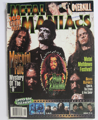 Gusanobass Revista Metal Maniacs Sep 99 Mercyful Fate Overki