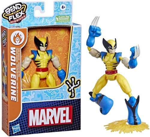 Wolverine Misión De Fuego - Marvel Bend And Flex 