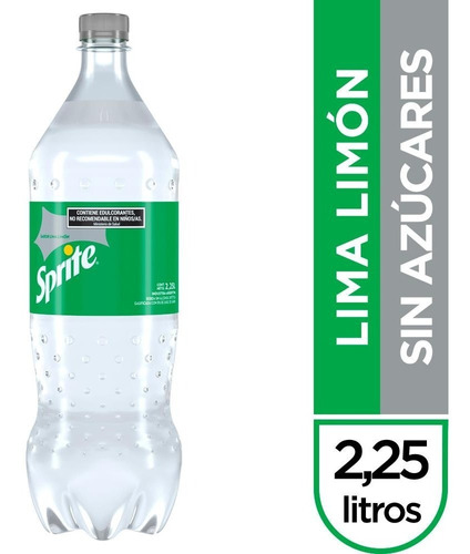 Gaseosa Sprite Sin Azúcares Lima-limón 2,25 Lt