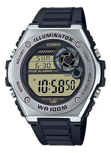 Reloj Casio Mwd-100h Temporizador Cuenta Regresiva Original