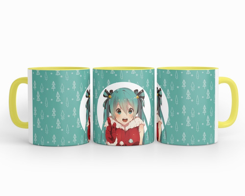 Taza Navideña De Miku Hatsune 