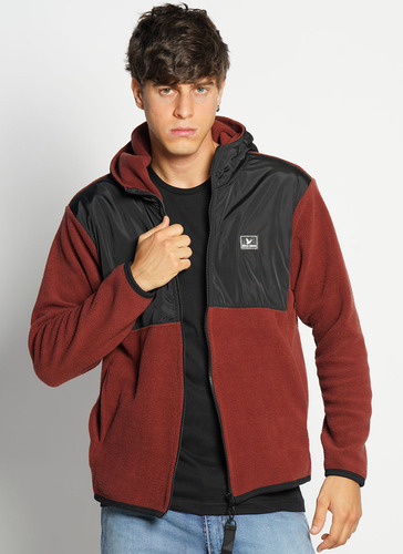 Campera Polar Combinada Bross