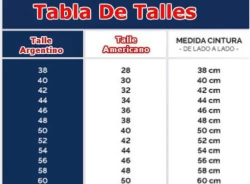 Tabla de tallas jeans wrangler sale