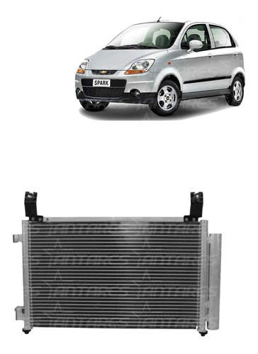 Radiador Condensador Chevrolet Spark 800 / 1000  2005 2016