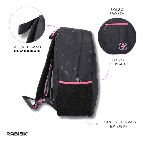 Mochila Laptop Reforçada Escolar Trabalho Rabisk