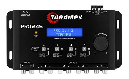 Processador Digital De Audio Taramps Pro 2.4s Crossover 