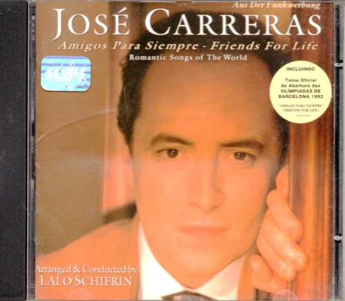 Cd José Carreras - Amigos Para Siempre - Friends For Life