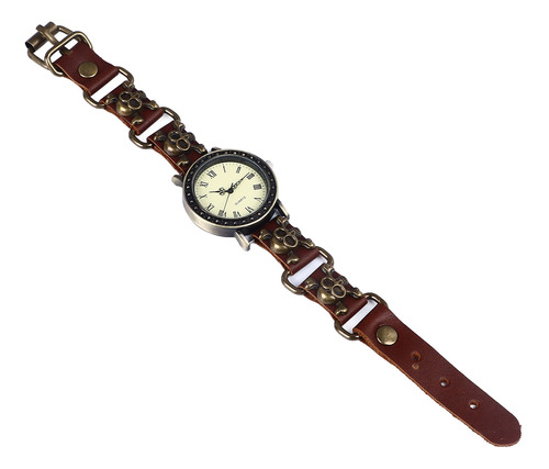 Reloj De Pulsera Skull Quartz, Ajustable, Cuarzo, Vintage, C