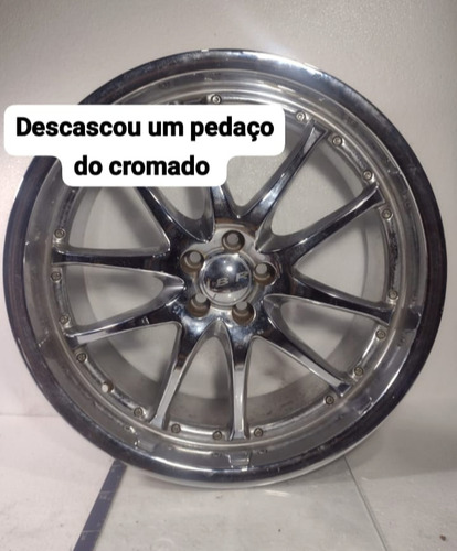 Roda Esportiva Aro 19 Cromada - Usada Com Detalhe (Usado)