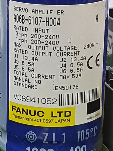 Fanuc A06b-6107-h004 Servo Drive . (Usado)