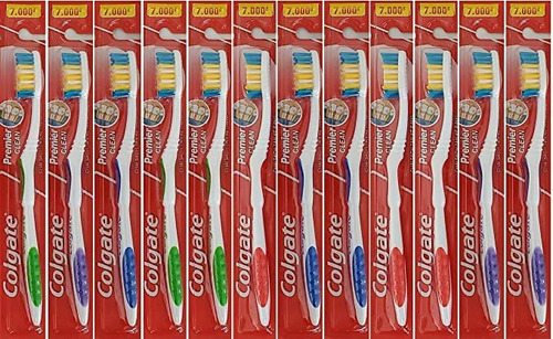 Colgate Premier Classic Clean Medio Cepillo De Dientes (tarj