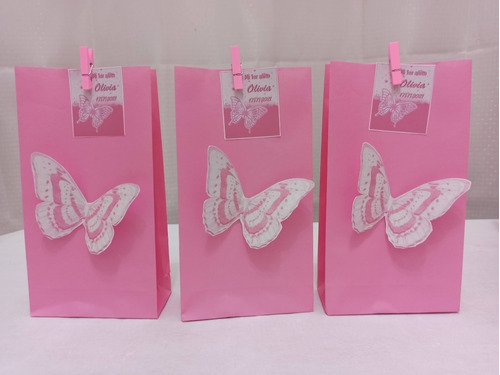 Bolsas Para Sorpresitas Personalizadas Con Mariposas