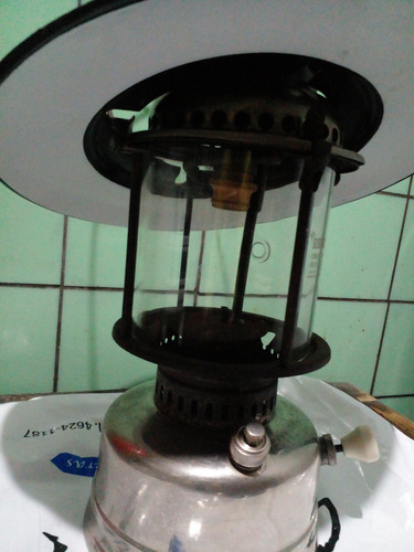 Farol Sol De Noche A Querosen Bibigas. Platiado (Usado)