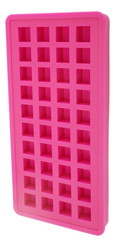 Molde De Silicone Rosa, Bandeja De Gelo De 40 Grades, Cubos