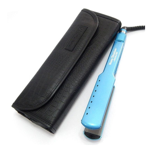 Imagen 4 de 10 de Planchita de pelo BaBylissPRO Nano Titanium 2073 BABNT2073T azul 220V
