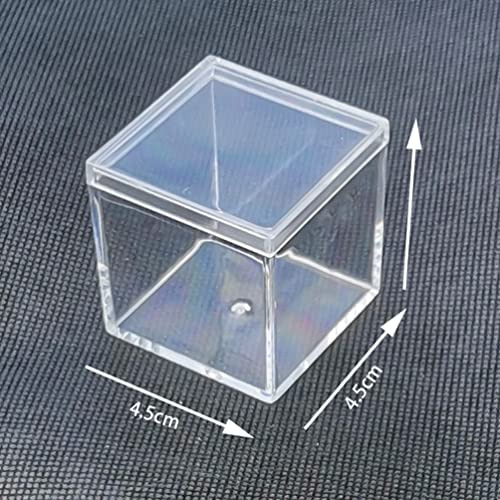 Caja De Cubo Transparente Para Almacenamiento De Cuentas Y J