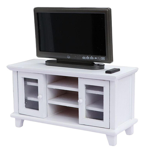 Simulación Gabinete De Tv En Miniatura Soporte De Tv En
