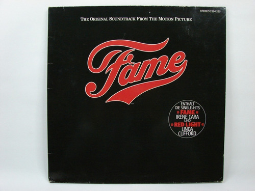 Vinilo Fame The Original Soundtrack From The Motion Picture