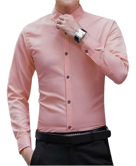 Tom Tailor Camisa de manga larga rosa look casual Moda Camisas de vestir Camisas de manga larga 