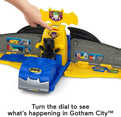 Batman Fisher Price Batimovil Baticueva 2 En 1 Little People