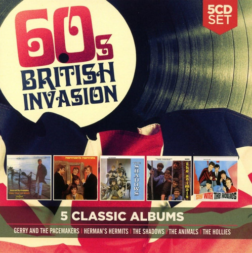 Cd: 5 Álbumes Clásicos: Invasión Británica De Los 60s/varios