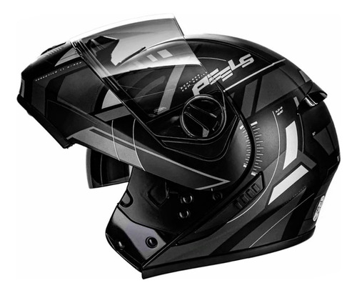 Capacete Peels U-rb2 Dynamic Preto-fosco/grafite Nf Novo