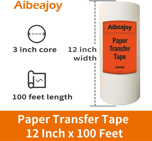 Cinta De Transferencia Aibeajoy Para Vinilo Cinta De Transfe